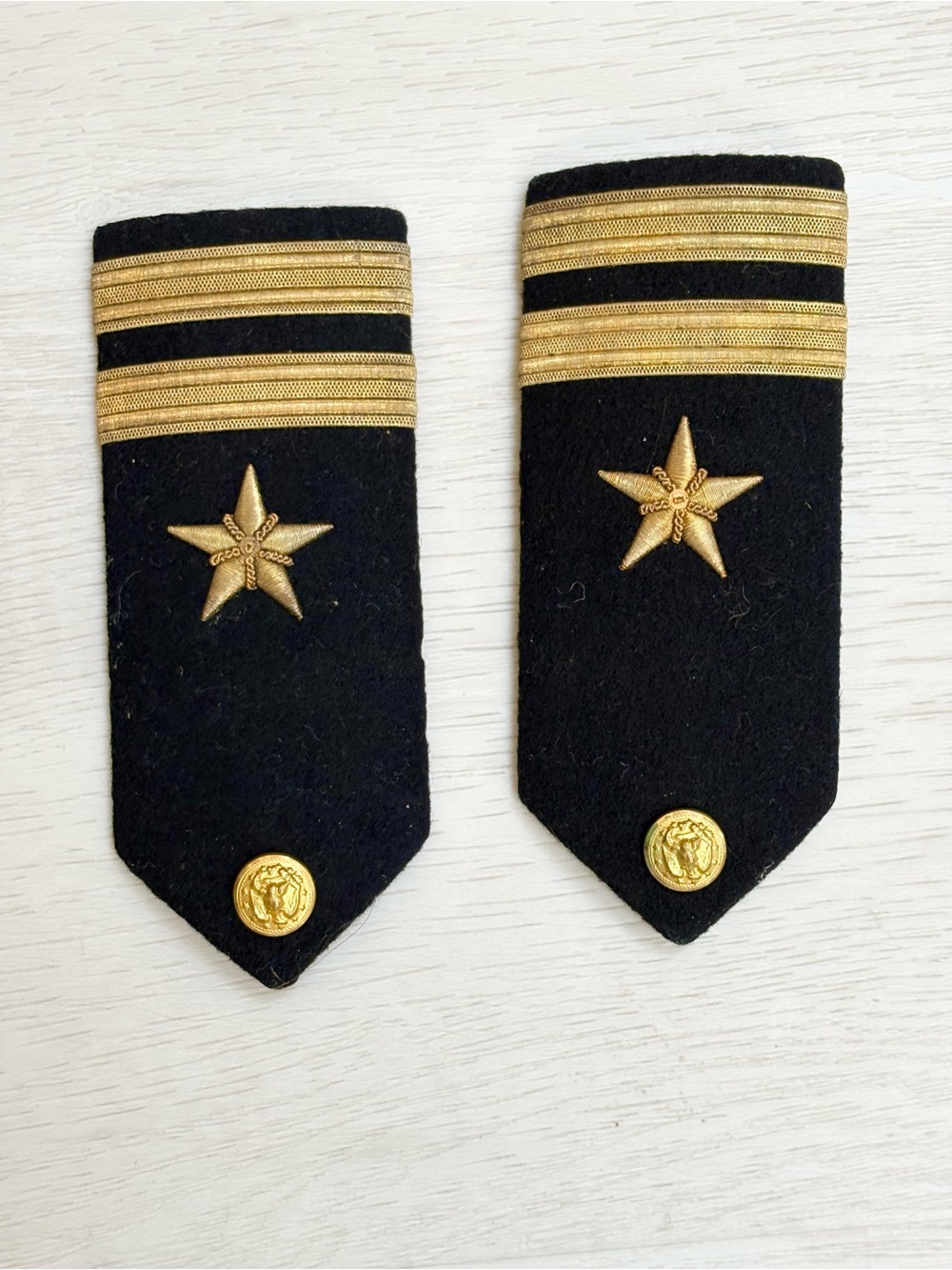 Vintage Hilborn-Hamburger US Navy Lieutenant Shoulder Boards